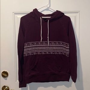 Women’s Size S Maroon Hoodie